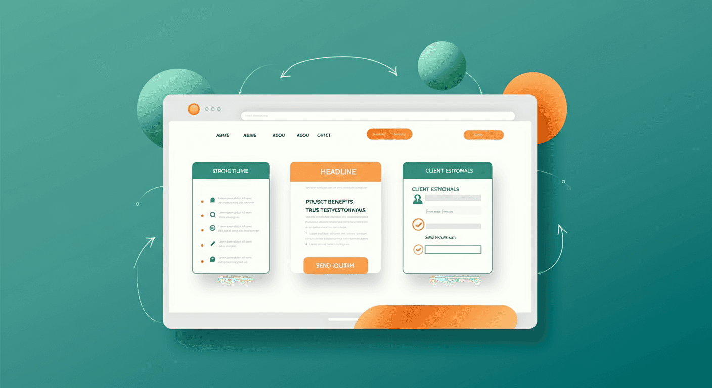 On-page content structure and conversion optimization framework turning organic search traffic into buyer inquiries for Hirut Export